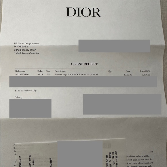 Dior Leopard Medium Book Tote - Picture 8 of 8